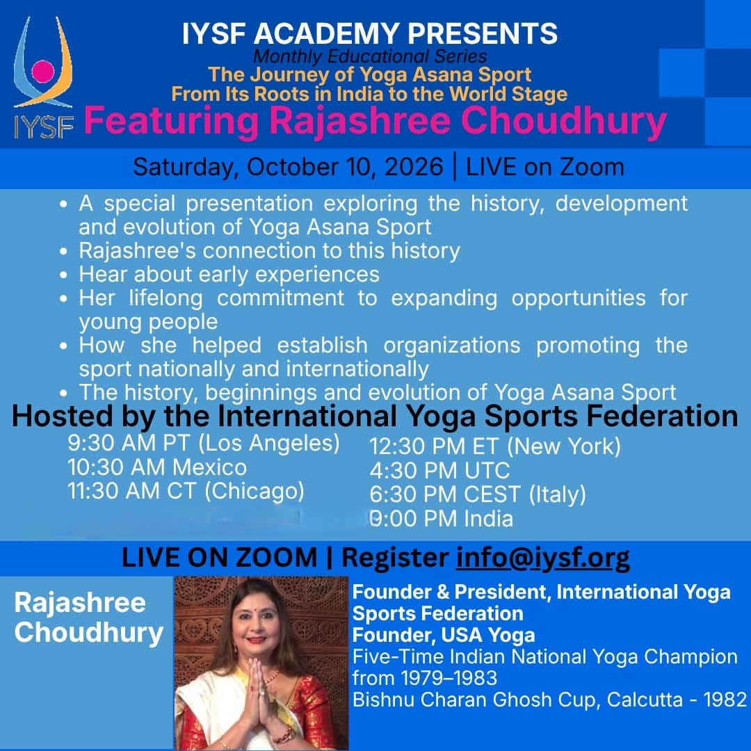 IYSF Academy - The Journey of Yoga Asana Sport